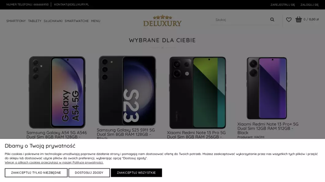 Zrzut ekranu strony