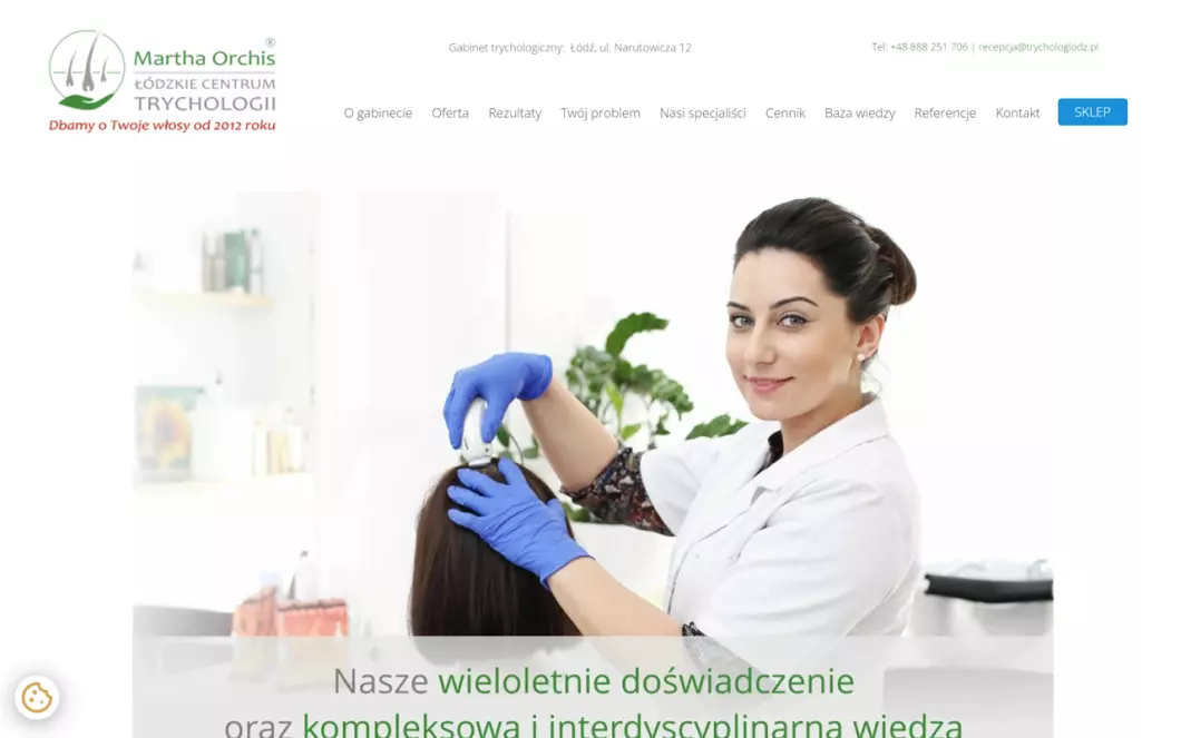 Zrzut ekranu strony