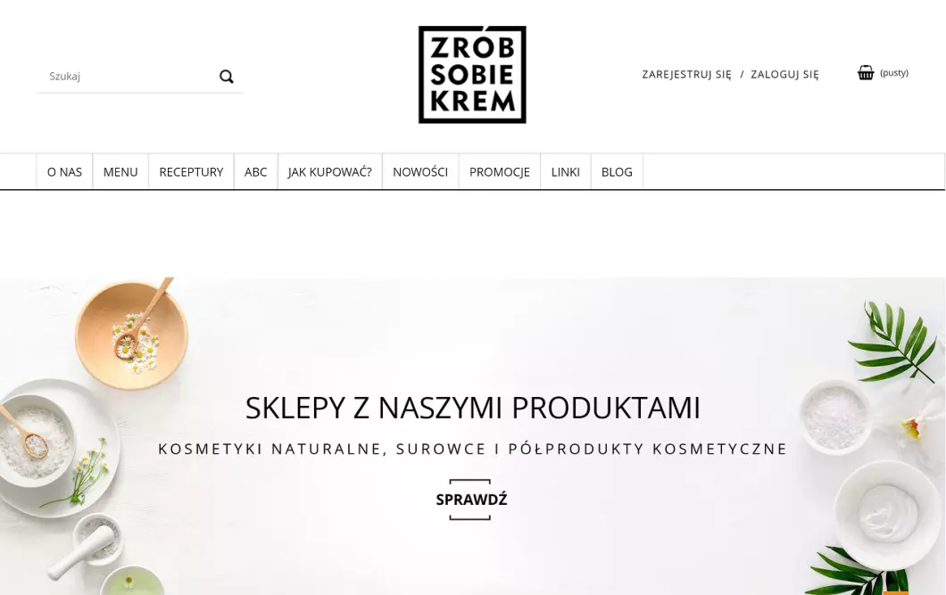 Zrzut ekranu strony