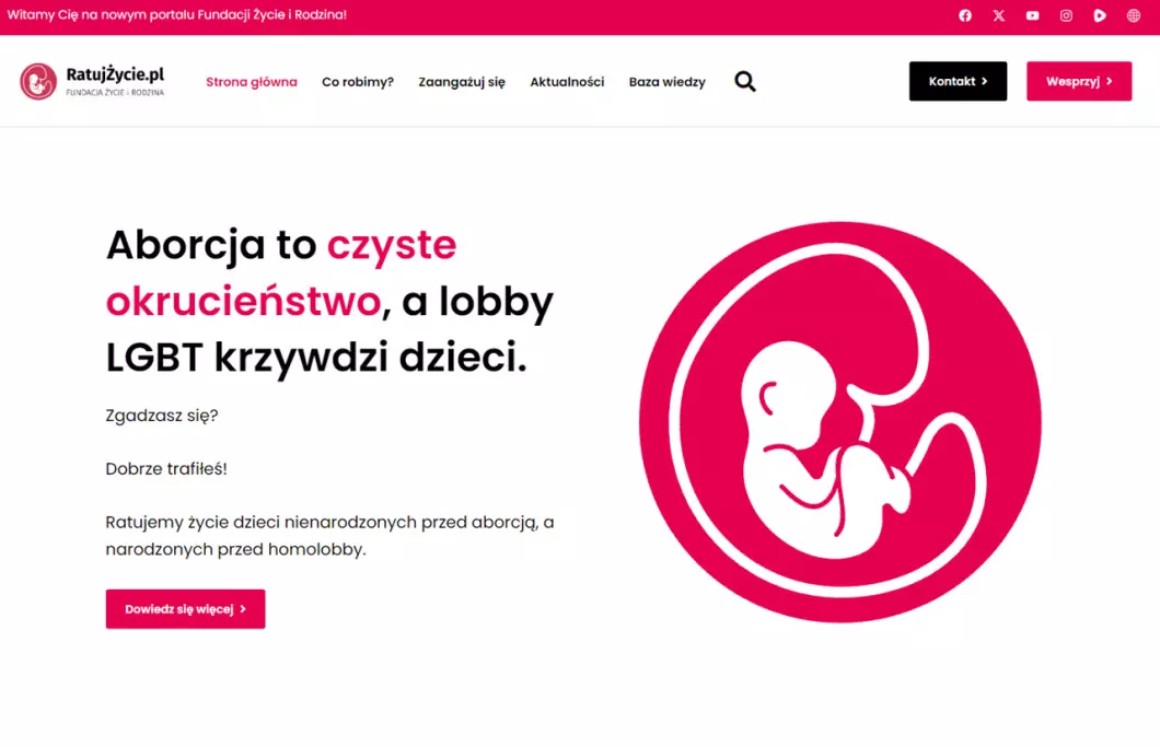 Zrzut ekranu strony