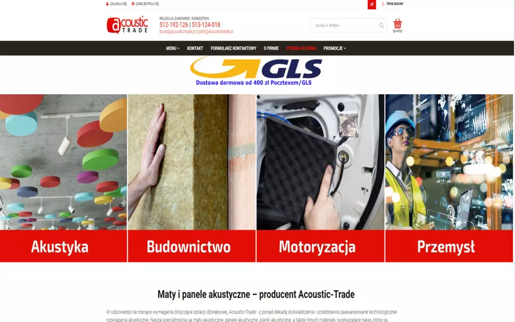 Zrzut ekranu strony