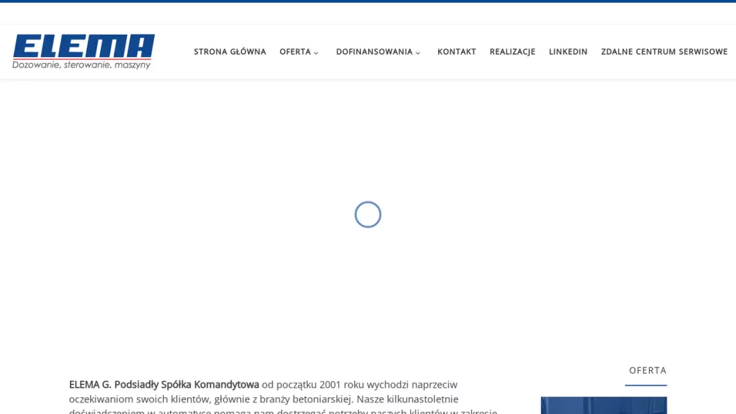 Zrzut ekranu strony