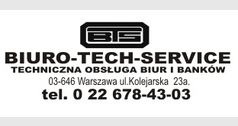 Logo firmy Liczarki do pieniędzy Biuro-Tech-Service